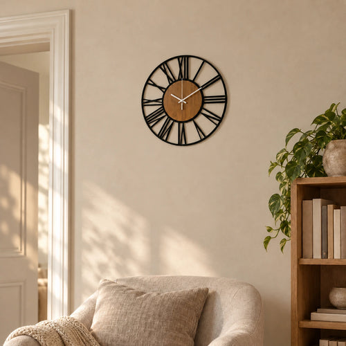 Horloge murale — modèle 40 cm — mise en situation à proportions corrigées