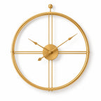 Horloge murale design à cercle ouvert — vue studio